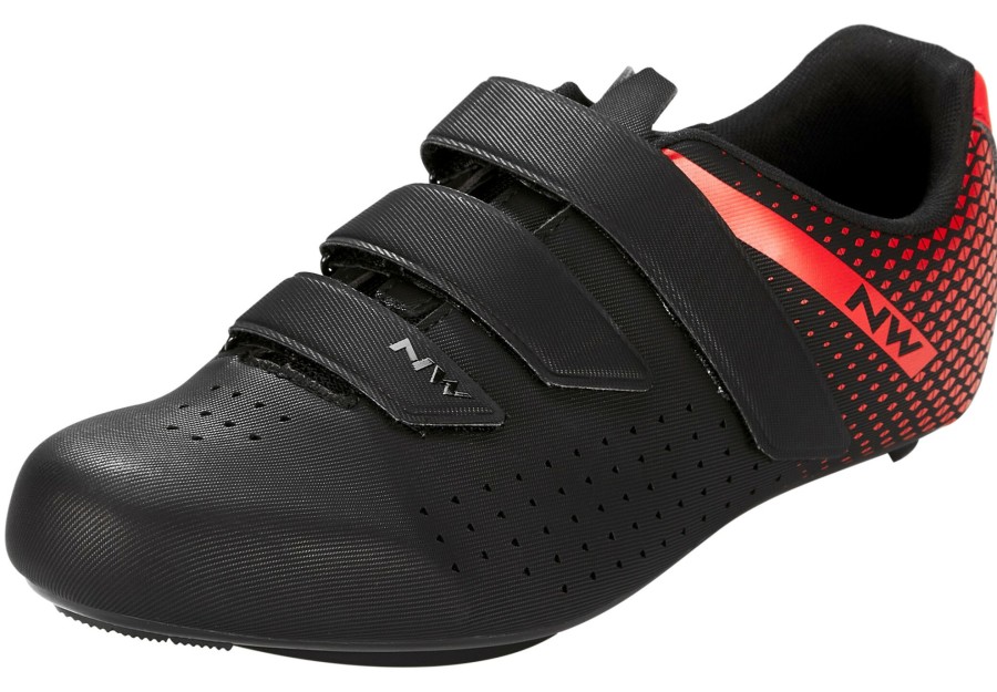 Gravel-Schuhe | Northwave Northwave Core 2 Schuhe Herren Schwarz/Rot