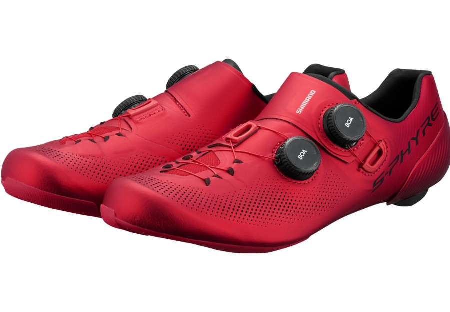 Rennradschuhe | Shimano Shimano Sh-Rc903 S-Phyre Fahrradschuhe Weit Rot