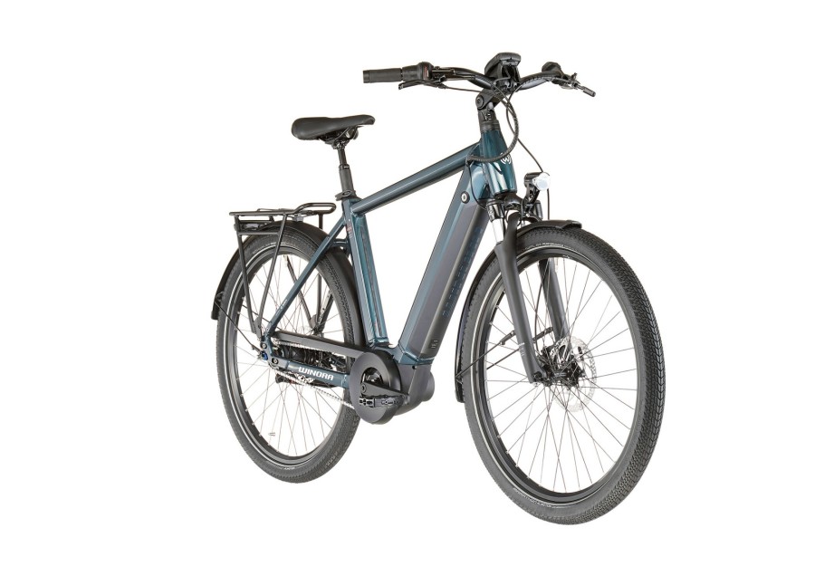 E-Bikes City | Winora Winora Sinus N8 Diamant Herren Petrol