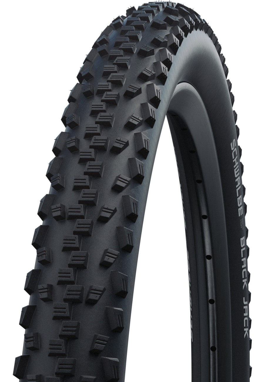 Reifen | SCHWALBE Schwalbe Black Jack Drahtreifen 24X1.90" K-Guard Hs407 Active Schwarz