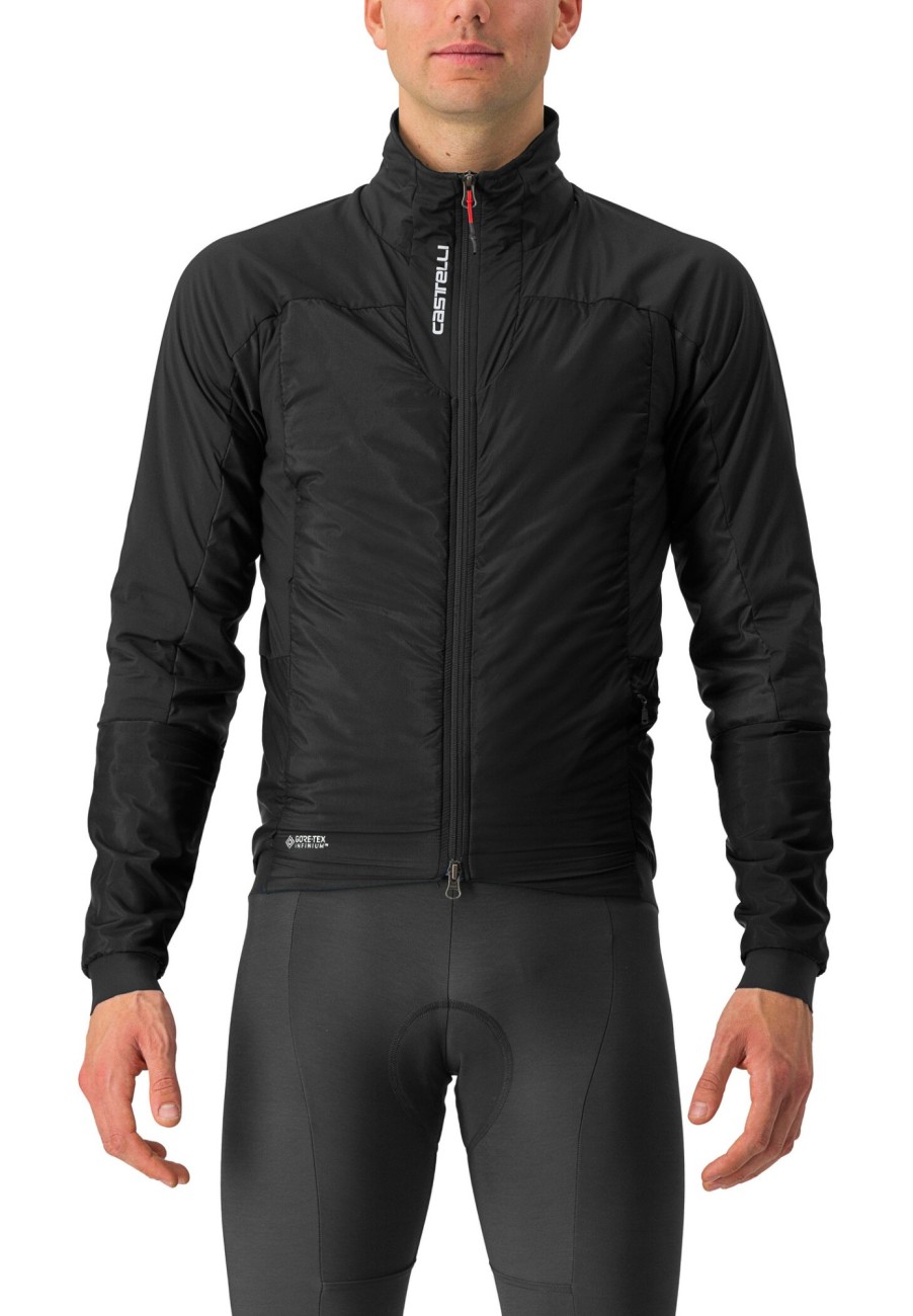 Rennradjacken | Castelli Castelli Fly Thermal Jacke Herren Schwarz