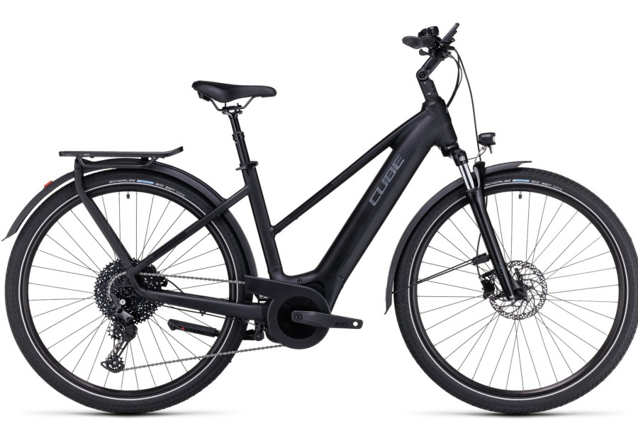 E-Bikes Trekking | Cube Cube Touring Hybrid Pro 625 Trapez Schwarz