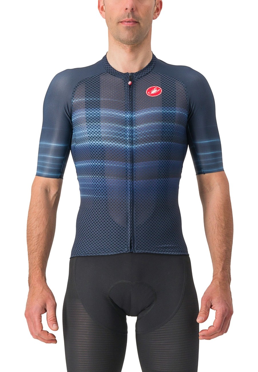 Trikots Kurzarm | Castelli Castelli Climber'S 3.0 Sl2 Trikot Herren Blau