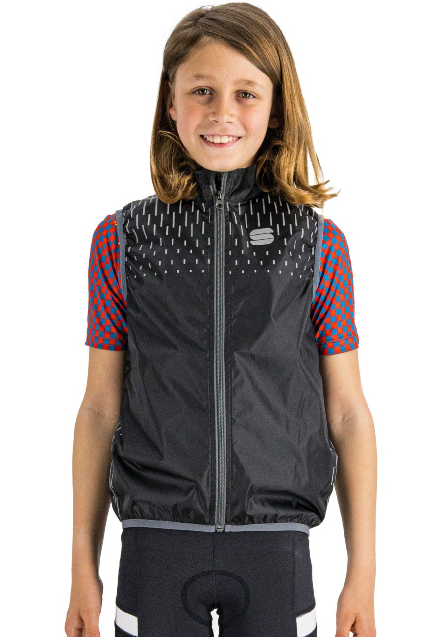 Kinderjacken | Sportful Sportful Reflex Weste Kinder Schwarz