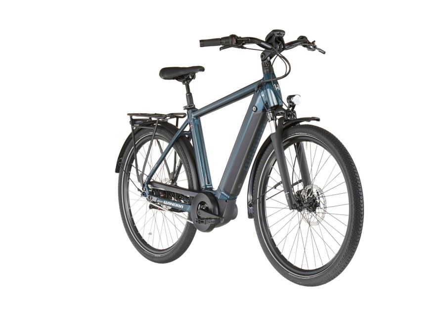 E-Bikes City | Winora Winora Sinus N8F Diamant Herren Petrol