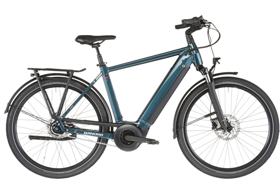 E-Bikes City | Winora Winora Sinus N8F Diamant Herren Petrol