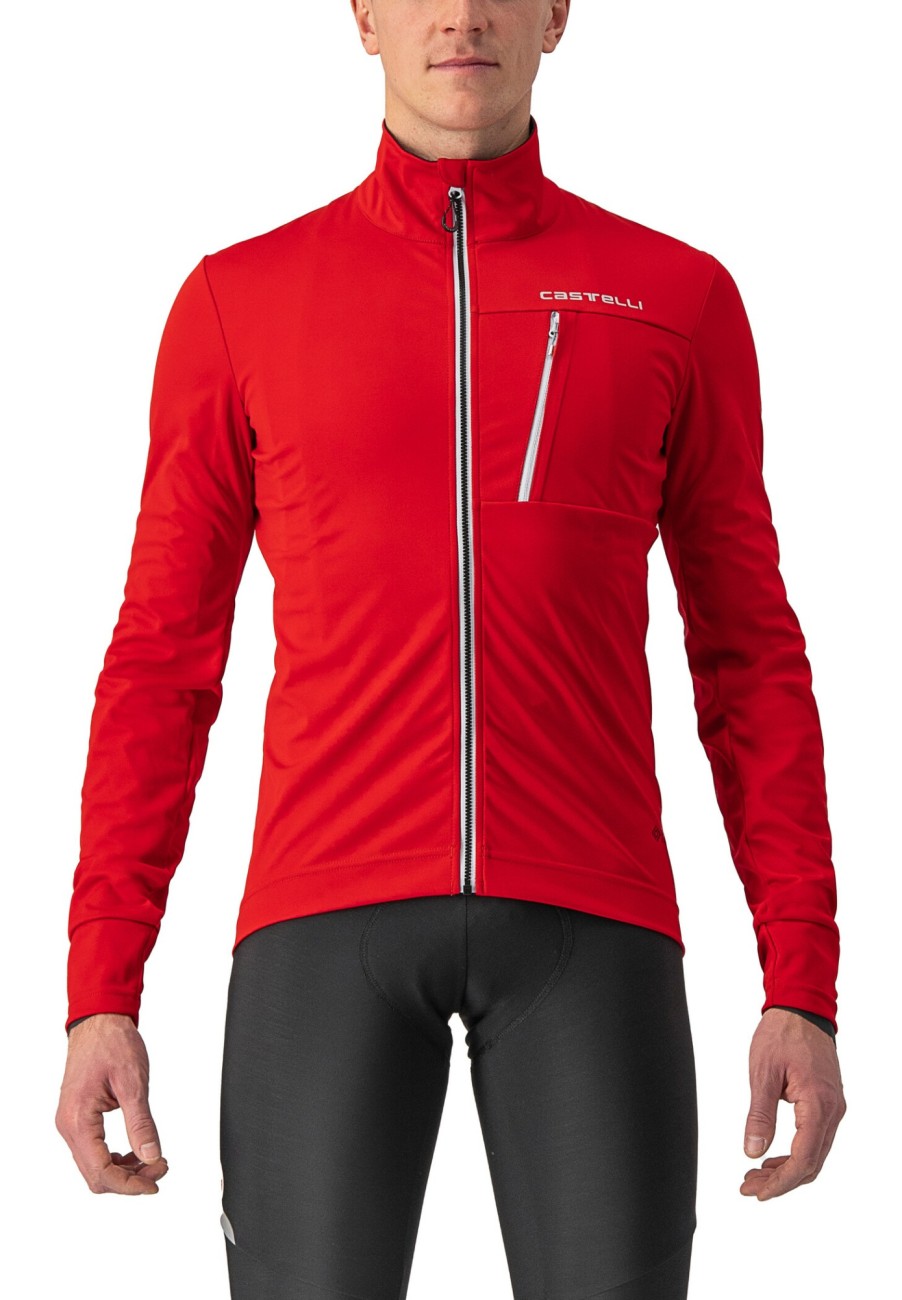 Rennradjacken | Castelli Castelli Go Jacke Herren Rot