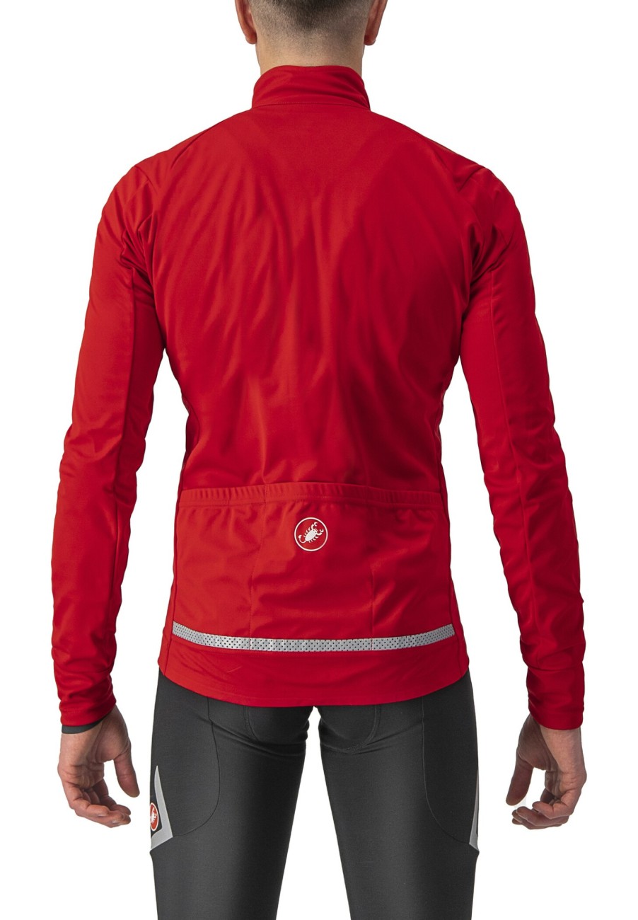 Rennradjacken | Castelli Castelli Go Jacke Herren Rot