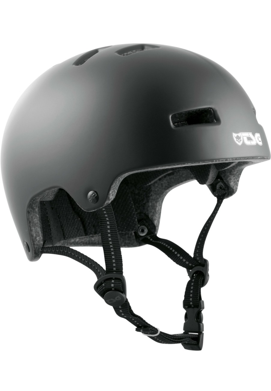 Trekking- & Cityhelme | TSG Tsg Nipper Maxi Solid Color Helm Kinder Schwarz