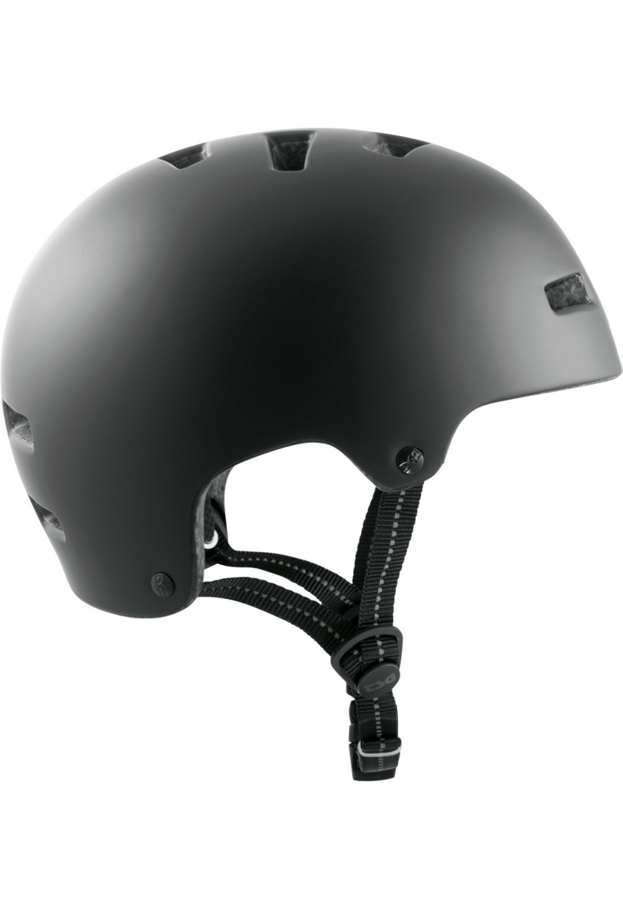 Trekking- & Cityhelme | TSG Tsg Nipper Maxi Solid Color Helm Kinder Schwarz