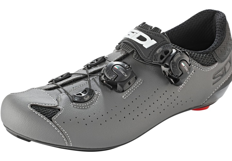 Gravel-Schuhe | Sidi Sidi Genius 10 Schuhe Herren Schwarz/Grau