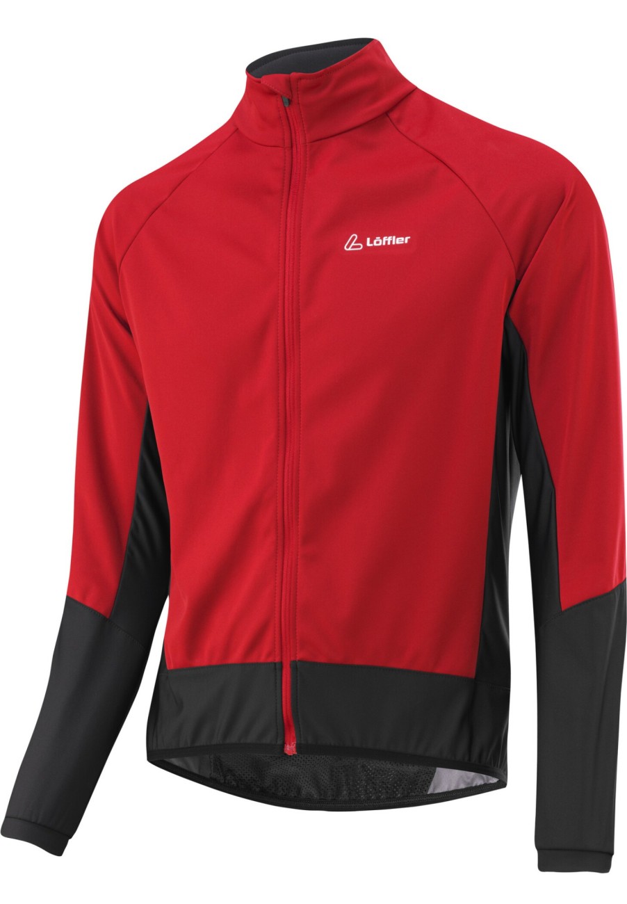 Windjacken | Löffler Loffler Alpha Ii Ws Light Fahrradjacke Herren Rot