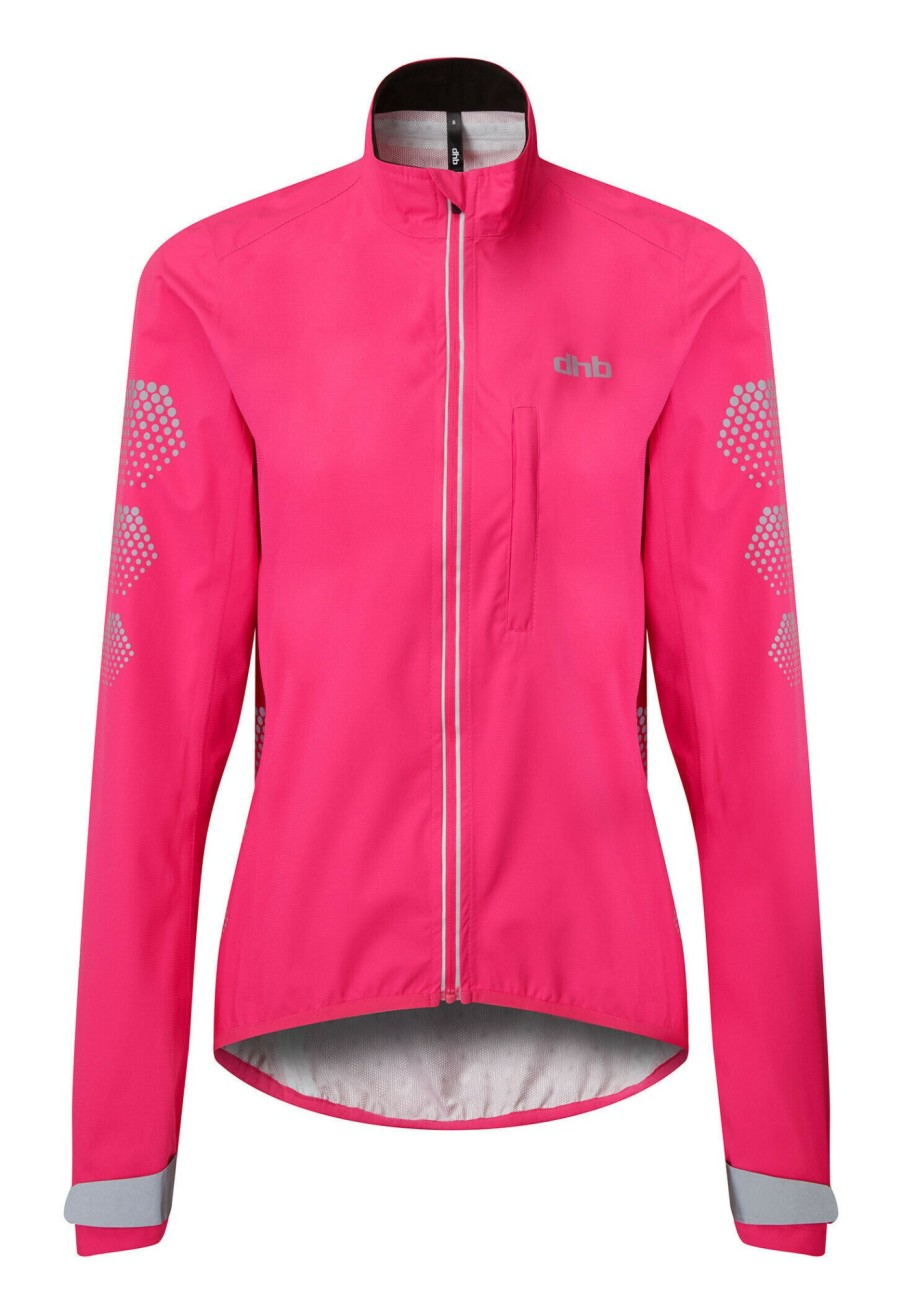 Rennradjacken | dhb Dhb Flashlight Waterproof Jacke Damen Pink