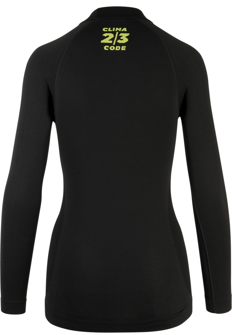 Langarm Shirts | ASSOS Assos Fruhling/Herbst Langarm Skin Layer Damen Schwarz