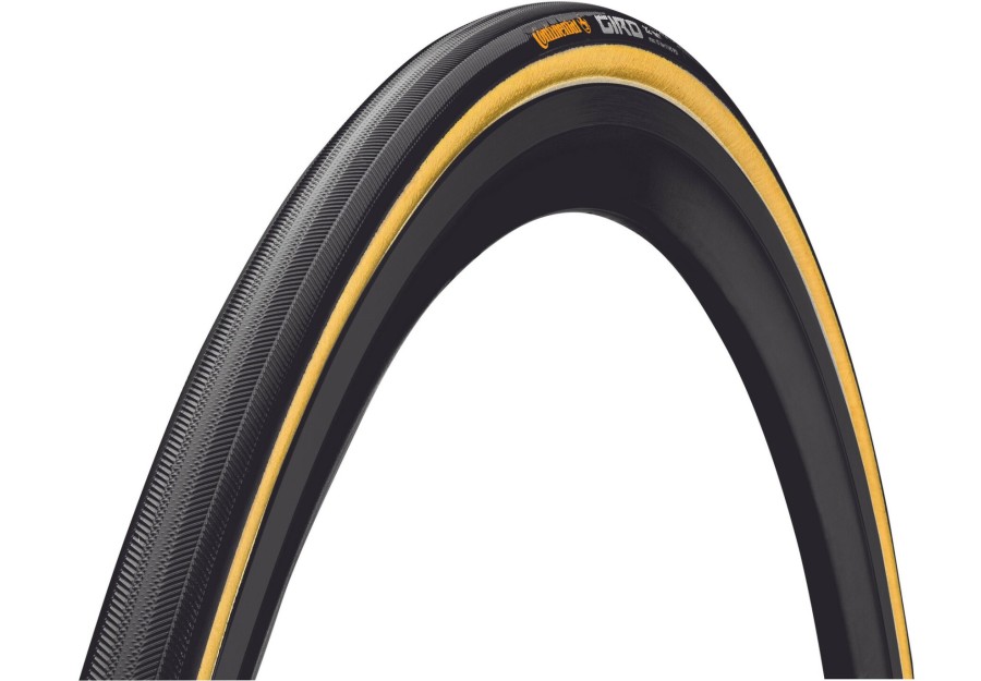 Reifen | Continental Continental Giro Schlauchreifen 700X22C Schwarz/Transparent