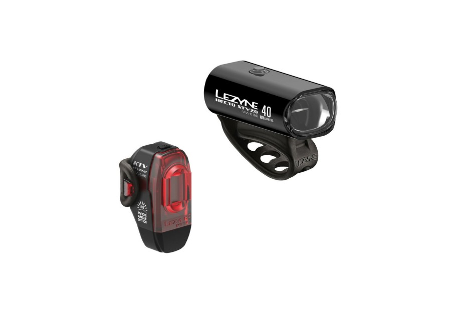 Beleuchtung | Lezyne Lezyne Hecto Drive 40/Ktv Drive Led Beleuchtungsset Schwarz