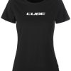 Streetwear | Cube Cube Organic T-Shirt Classic Logo Damen Schwarz