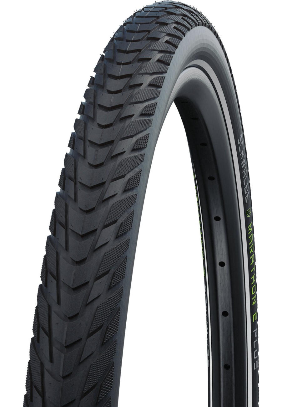 Reifen | SCHWALBE Schwalbe Marathon E-Plus Perform Drahtreifen 27.5X2.00" Smart Dualguard E-50 Addix E Reflex Schwarz