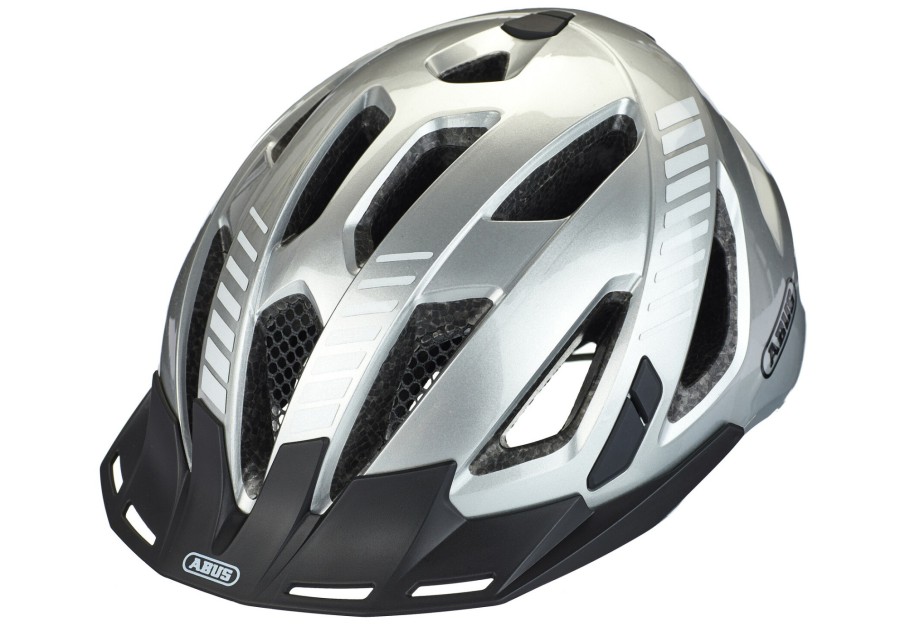 Trekking- & Cityhelme | ABUS Abus Urban-I 3.0 Helm Silber