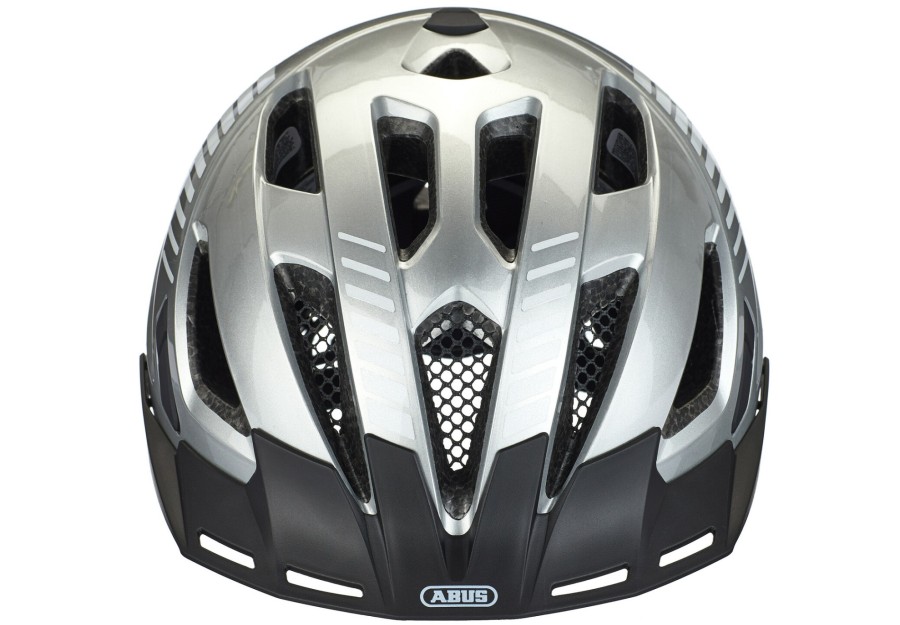 Trekking- & Cityhelme | ABUS Abus Urban-I 3.0 Helm Silber