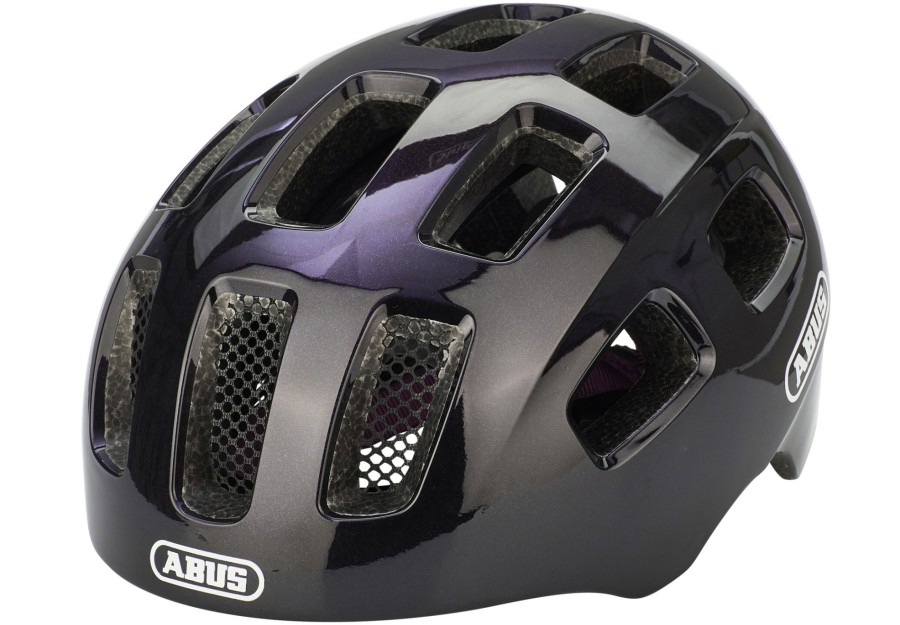 Kinderhelme | ABUS Abus Youn-I 2.0 Helm Jugend Grau/Lila