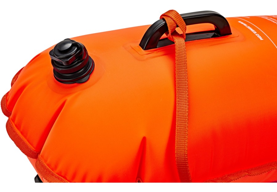 Triathlon Zubehor | Zone3 Zone3 Swim Safety Buoy Drybag 28L Orange