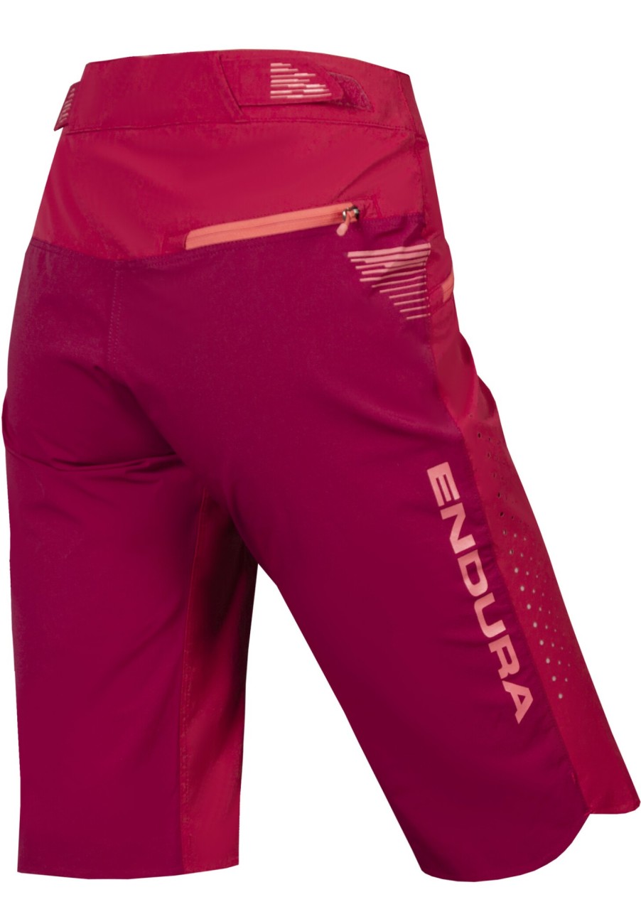 Mtb Hosen | Endura Endura Singletrack Lite Shorts Damen Rot