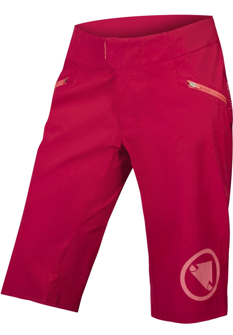 Mtb Hosen | Endura Endura Singletrack Lite Shorts Damen Rot