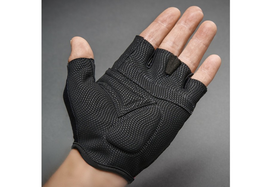 Handschuhe | GripGrab Gripgrab Rouleur Gepolsterte Kurzfinger Handschuhe Damen Schwarz/Grau