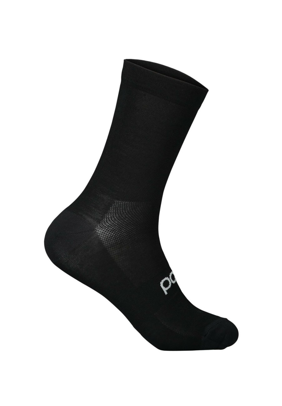 Socken | POC Poc Zephyr Merino Mid-Cut Socken Schwarz