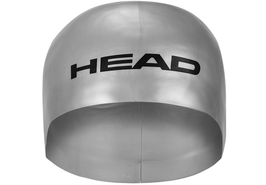 Schwimmkappen | Head Head 3D Racing Badekappe M Grau