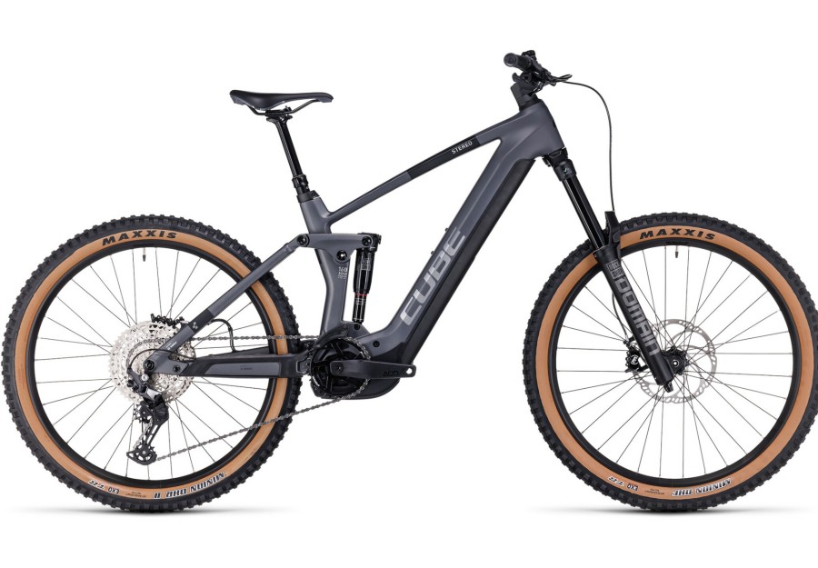 E-Mountainbikes | Cube Cube Stereo Hybrid 160 Hpc Race 750 Grau