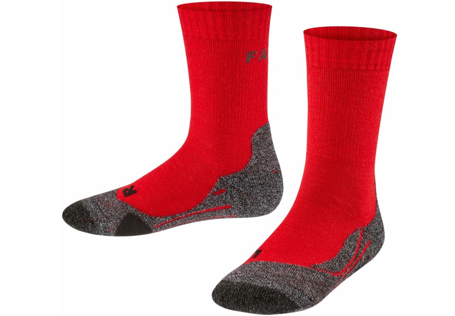 Socken | Falke Falke Tk2 Trekking Socken Kinder Rot