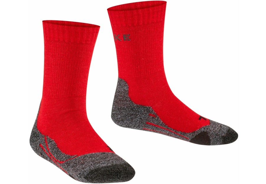 Socken | Falke Falke Tk2 Trekking Socken Kinder Rot