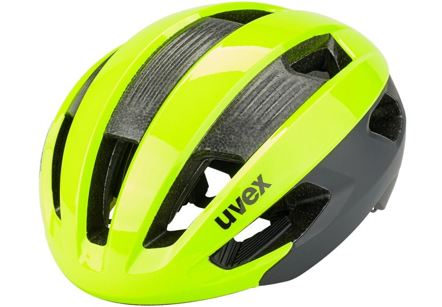 Rennradhelme | UVEX Uvex Rise Cc Helm Gelb/Schwarz