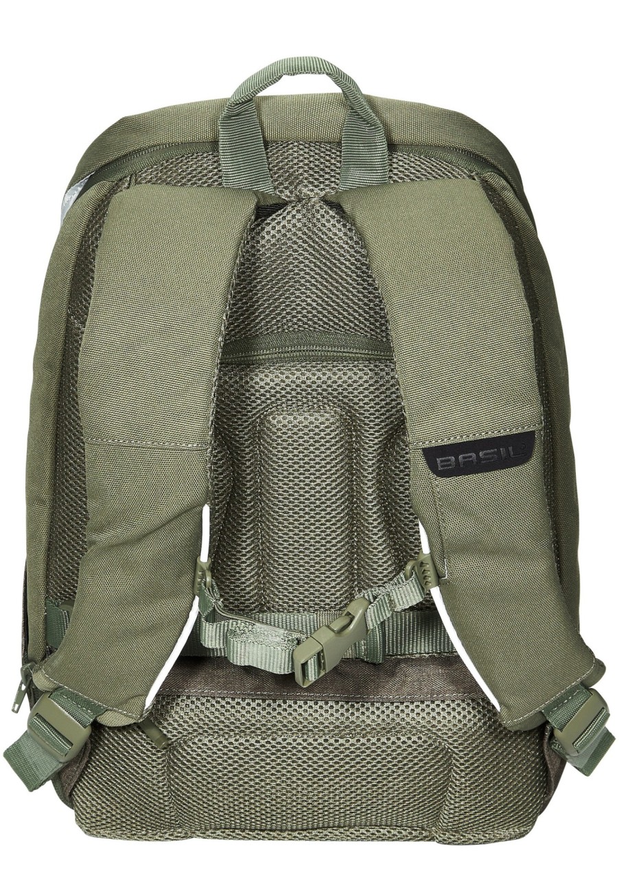 Rucksacke & Taschen | Basil Basil B-Safe Nordlicht Commuter Rucksack Damen Oliv