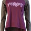 Mtb Trikots | Zimtstern Zimtstern Pureflowz Langarmshirt Damen Lila/Braun