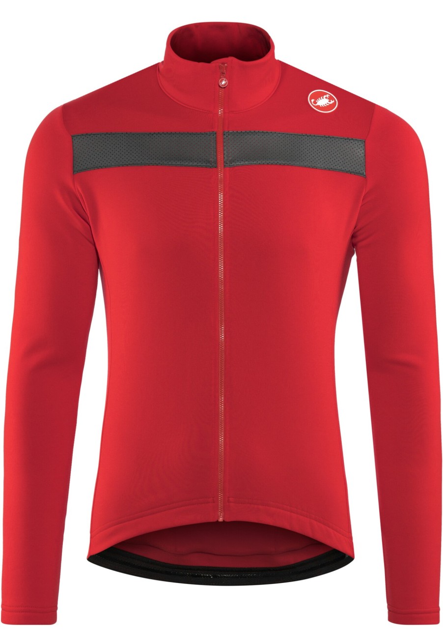 Trikots Langarm | Castelli Castelli Puro 3 Trikot Fz Herren Rot