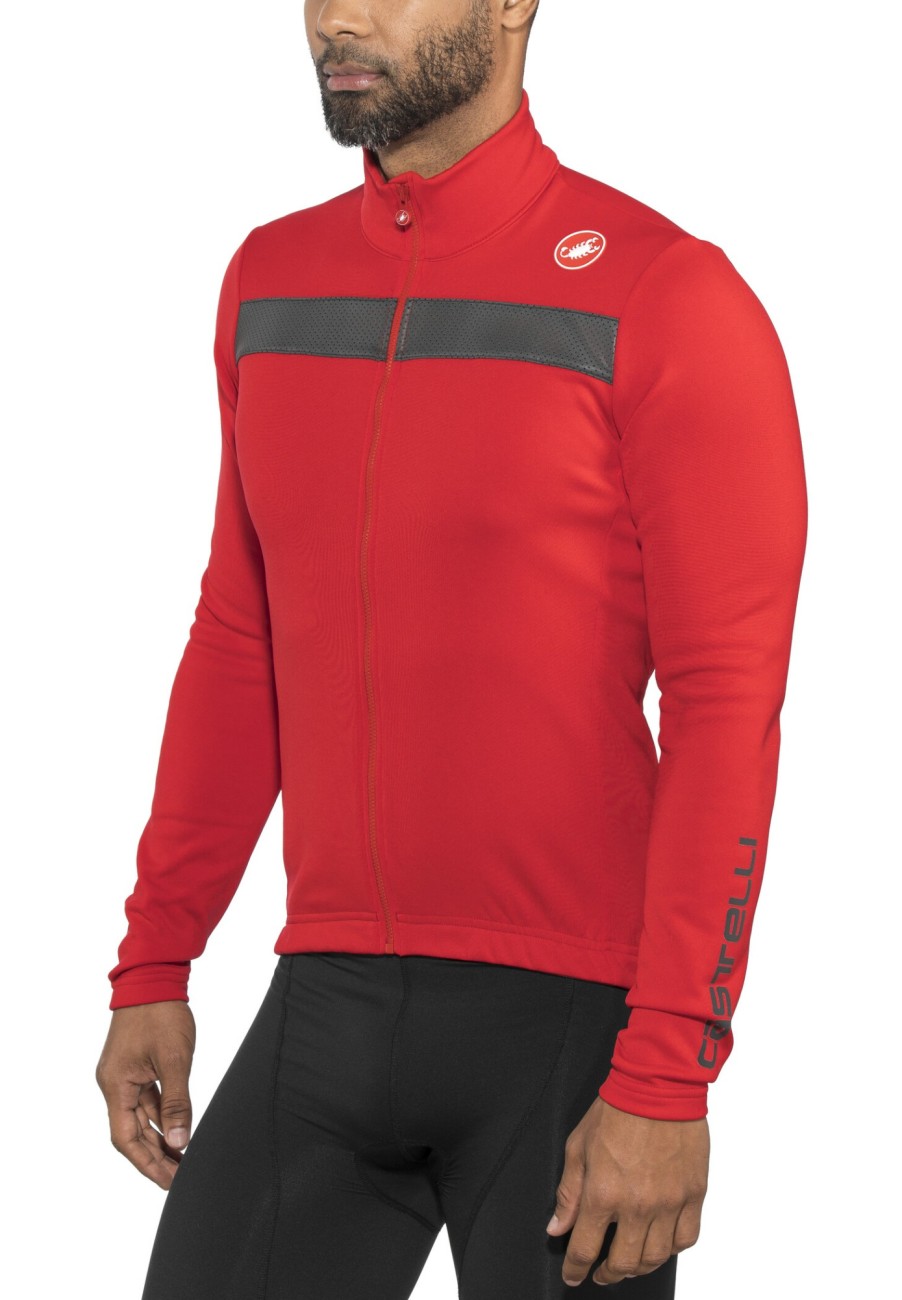 Trikots Langarm | Castelli Castelli Puro 3 Trikot Fz Herren Rot