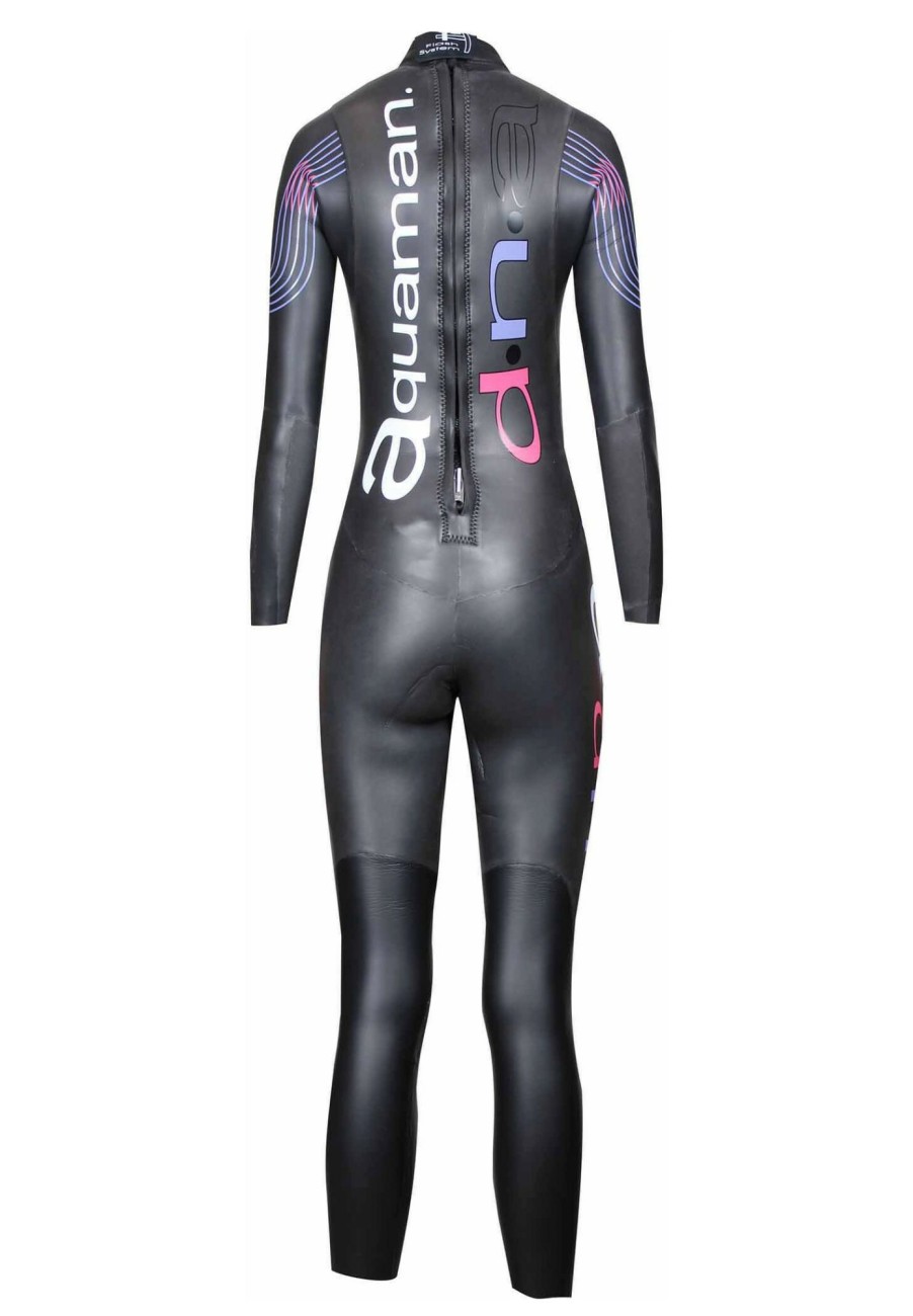 Schwimmbekleidung | Aquaman Aquaman Dna Langarm Wetsuit Damen Schwarz