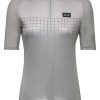 Rennrad Trikots | GOREWEAR Gorewear Grid Fade 2.0 Kurzarm Trikot Damen Grau