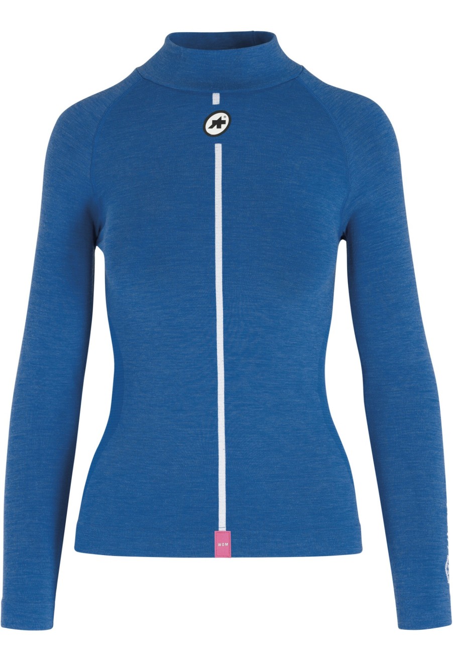 Langarm Shirts | ASSOS Assos Ultraz Winter Langarm Skin Layer Damen Blau