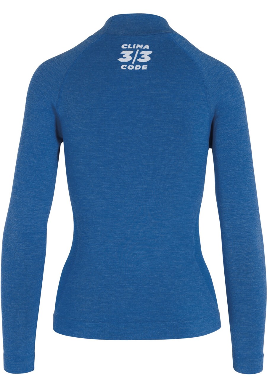 Langarm Shirts | ASSOS Assos Ultraz Winter Langarm Skin Layer Damen Blau