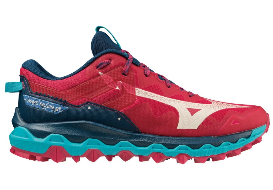 Laufschuhe | Mizuno Mizuno Wave Mujin 9 Schuhe Damen Rot/Blau