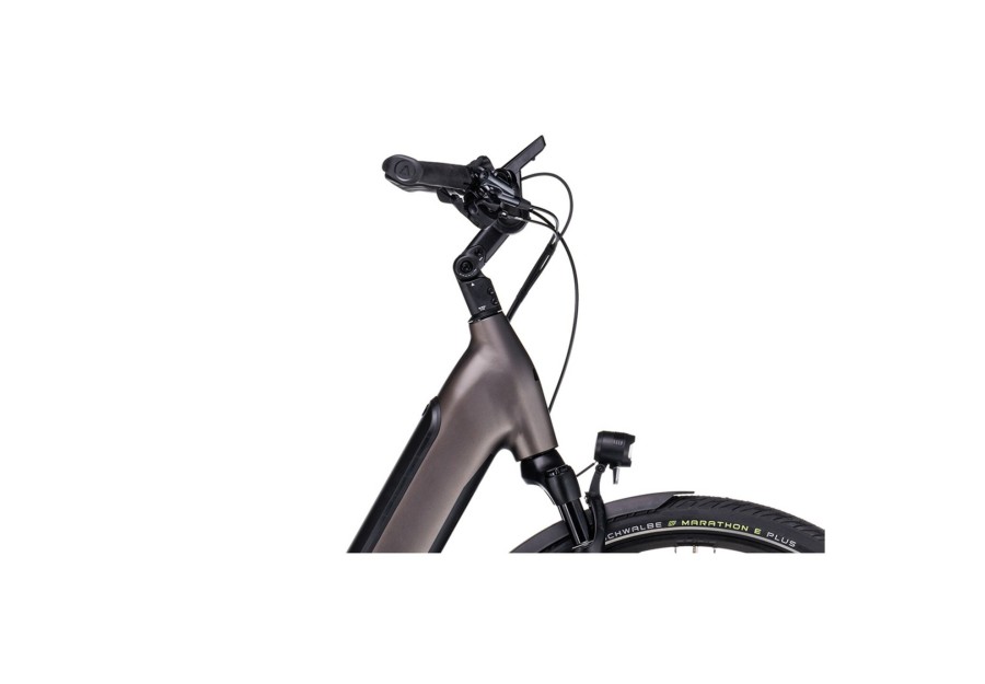 E-Bikes Trekking | Cube Cube Supreme Sport Hybrid Slx 625 Easy Entry Lila/Schwarz