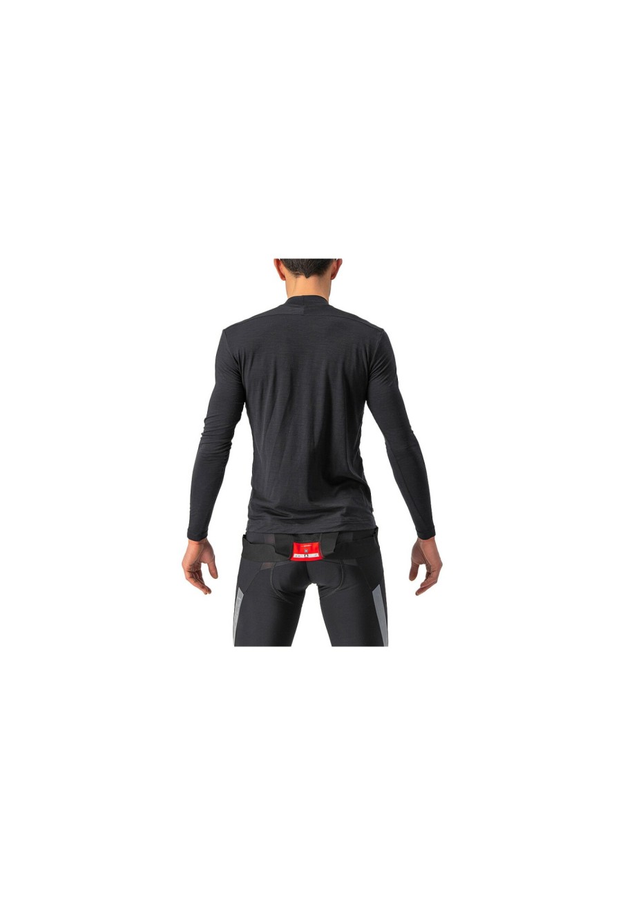 Langarm Shirts | Castelli Castelli Bandito Wool Langarm Baselayer Herren Schwarz