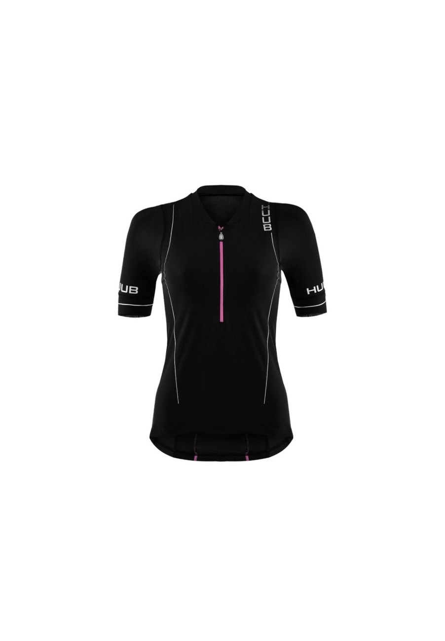 Triathlonanzuge | HUUB Huub Aura Long Course Triathlon Top Damen Schwarz