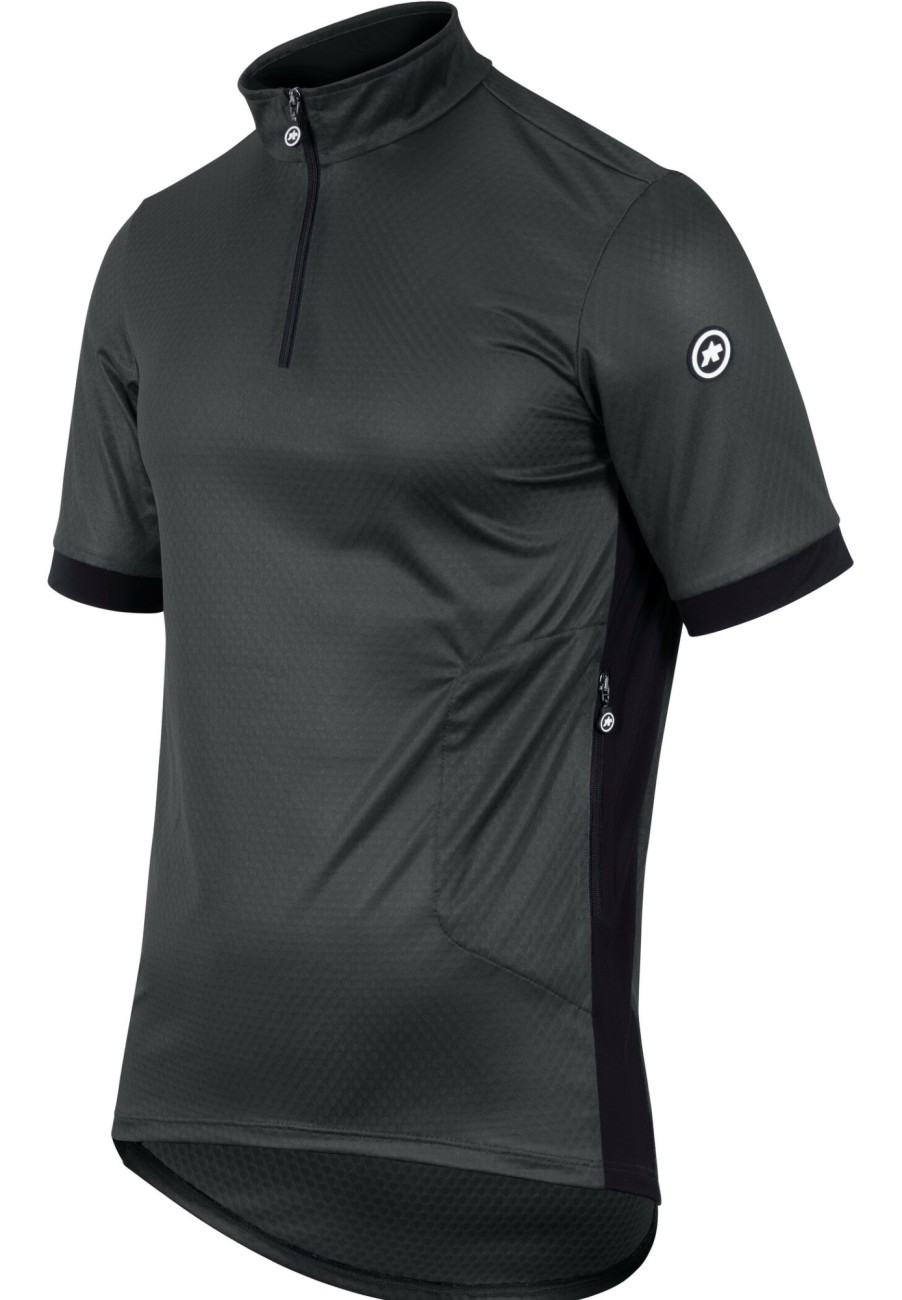 Trikots Kurzarm | ASSOS Assos Mille Gtc C2 Trikot Herren Grau