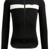 Trikots Langarm | Santini Santini Adapt Wool Thermo Trikot Herren Schwarz