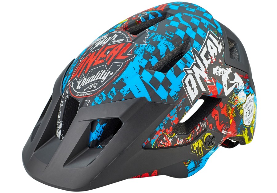 Enduro Helme | O'Neal O'Neal Defender 2.0 Helm Schwarz/Blau